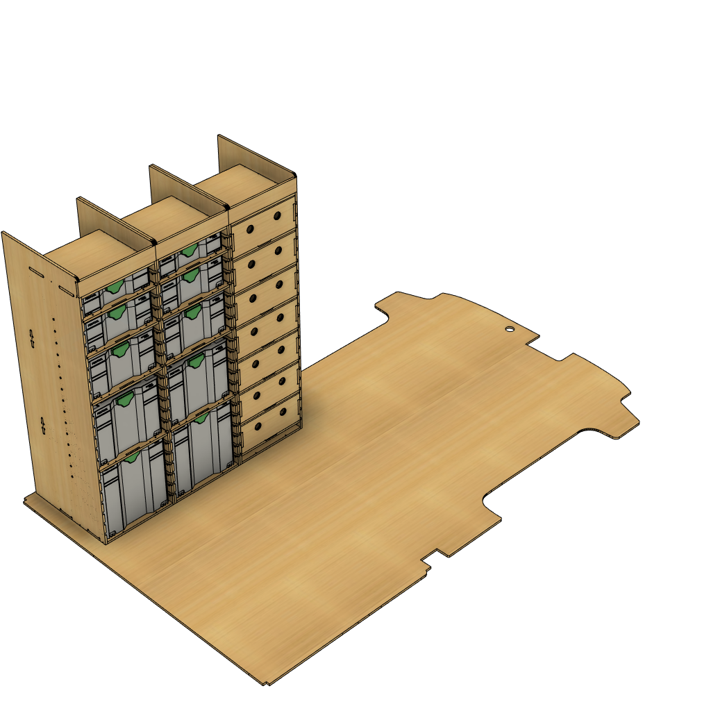 Blog Post 3:  Your Van, Your Rules, Wooden Van Racking