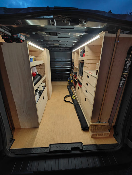 Van Racking Motorhome Catch Options Especially For Trades Van Racking