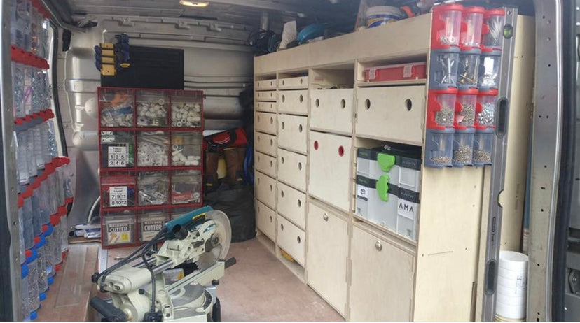 Revolutionize Your Mobile Workshop with Our Wooden Drawer System