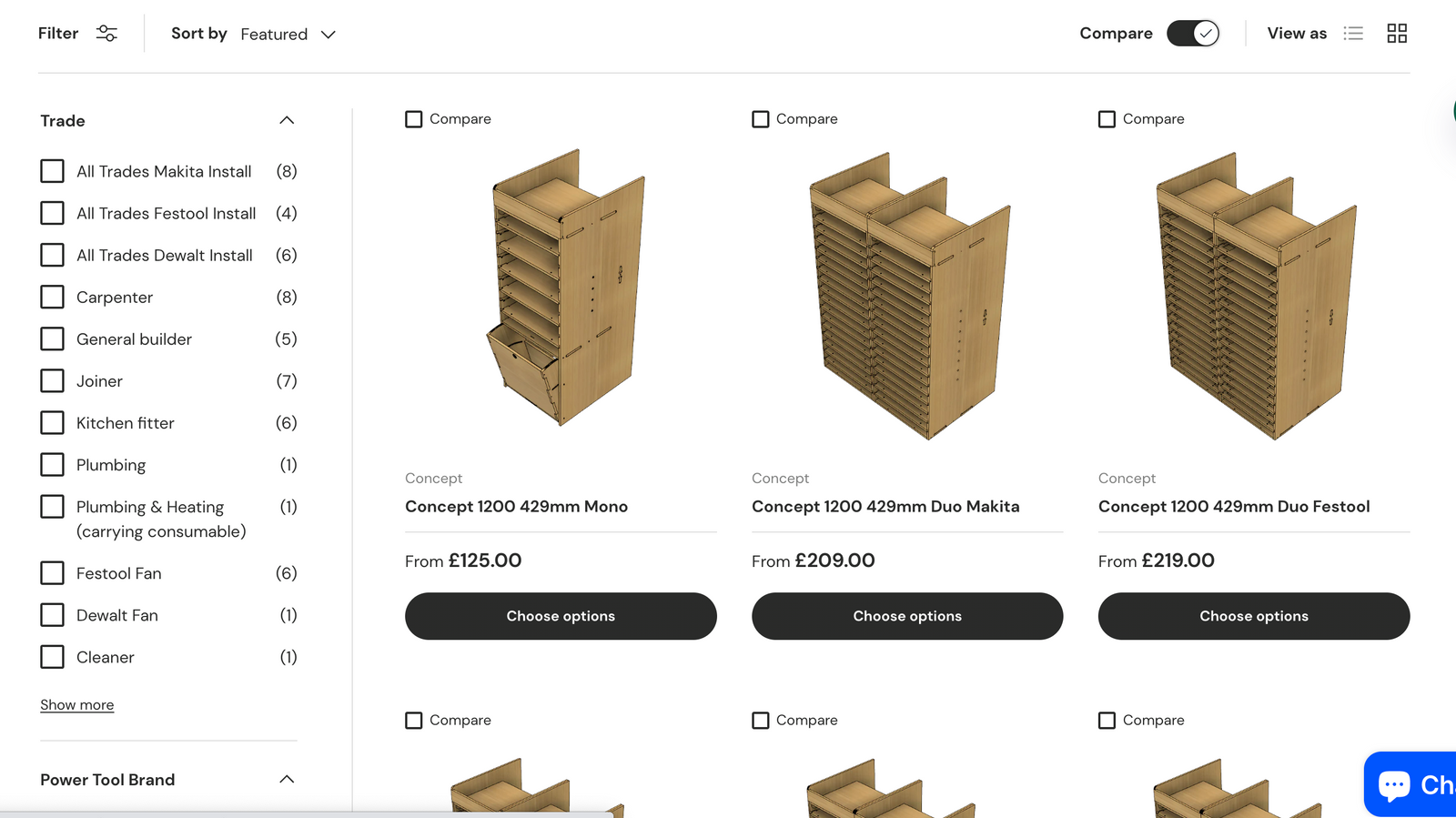 Yes The Concept Range van racking Is here.....