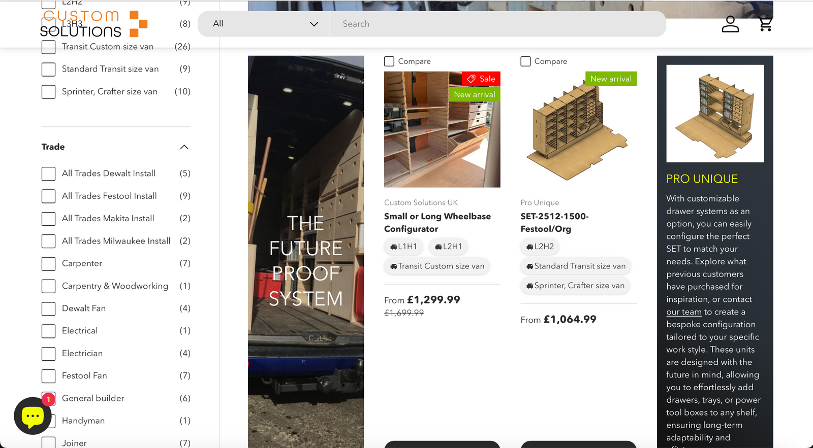 Finding the Right Racking for Your Van Just Got Easier