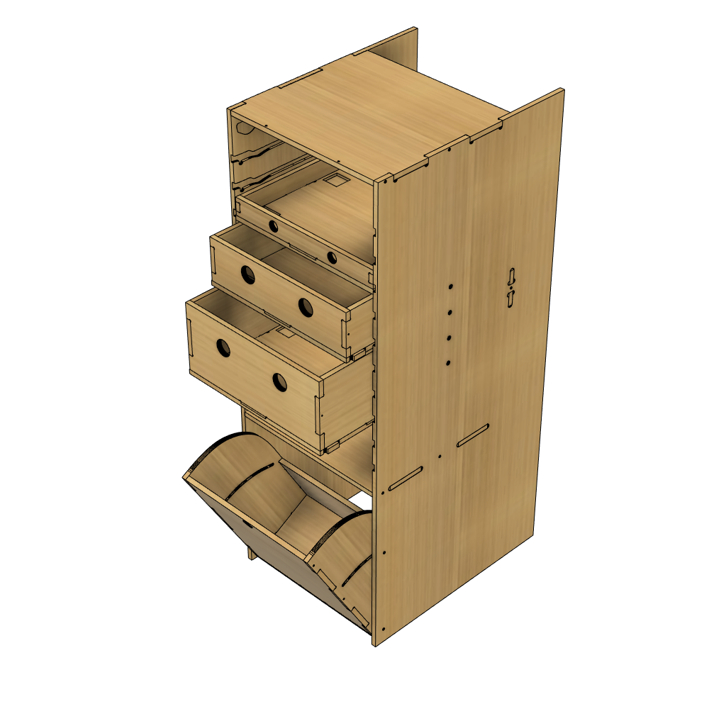 Concept Drawers Standard Depth 380 SH1