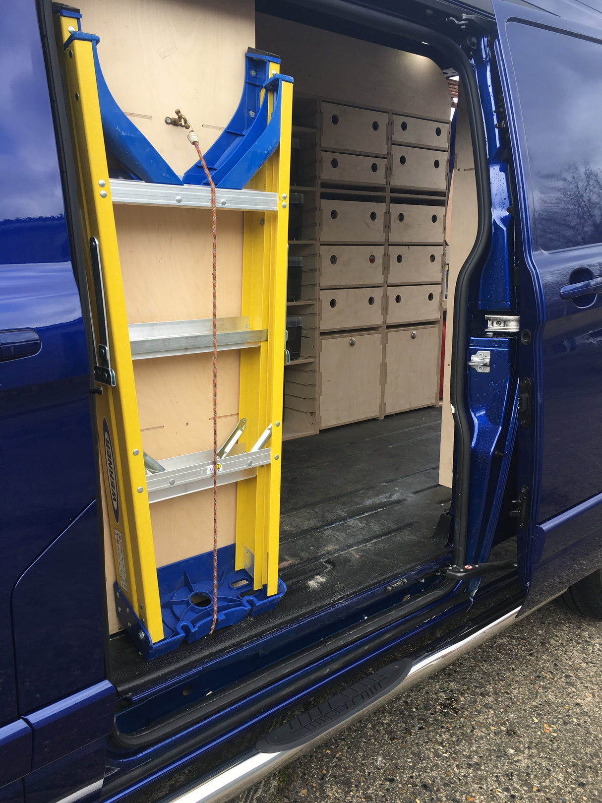 Transit Custom H3L3 – Full Van Fitout with Pipe, Box & Tool Storage