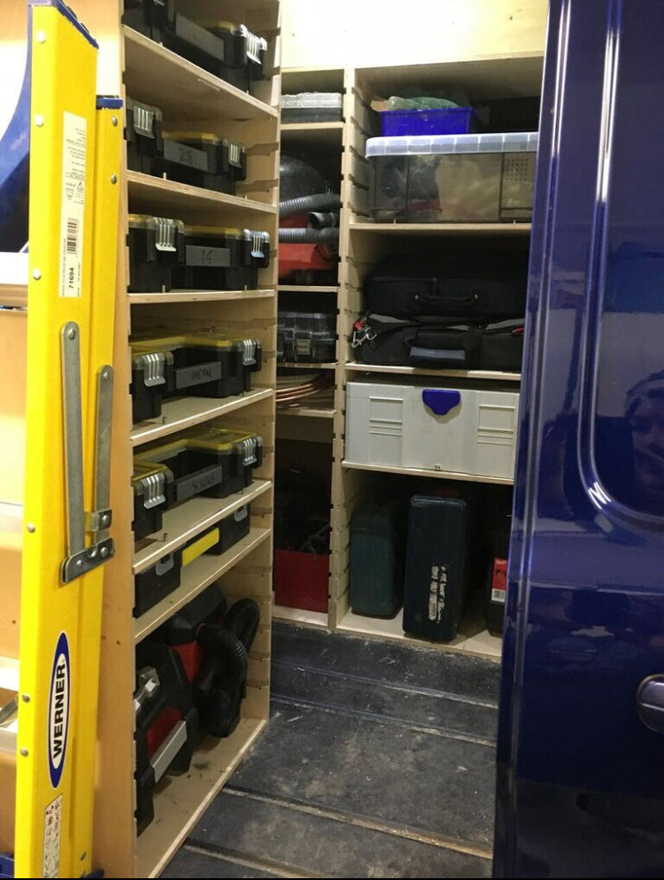 Transit Custom H3L3 – Full Van Fitout with Pipe, Box & Tool Storage
