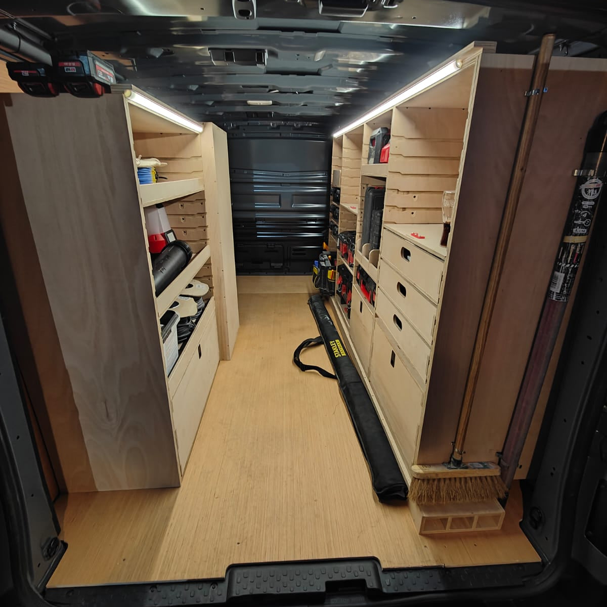 Van Racking Motorhome Catch Options Especially For Trades Van Racking ...