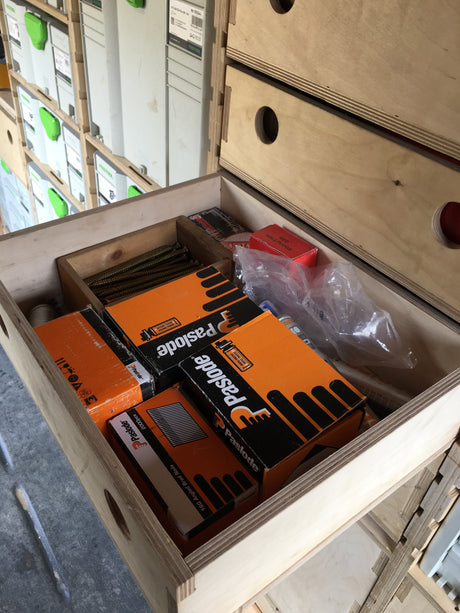 Blog Post 2:  Unleash the Power of Drawers and Trays in Wooden Van Racking