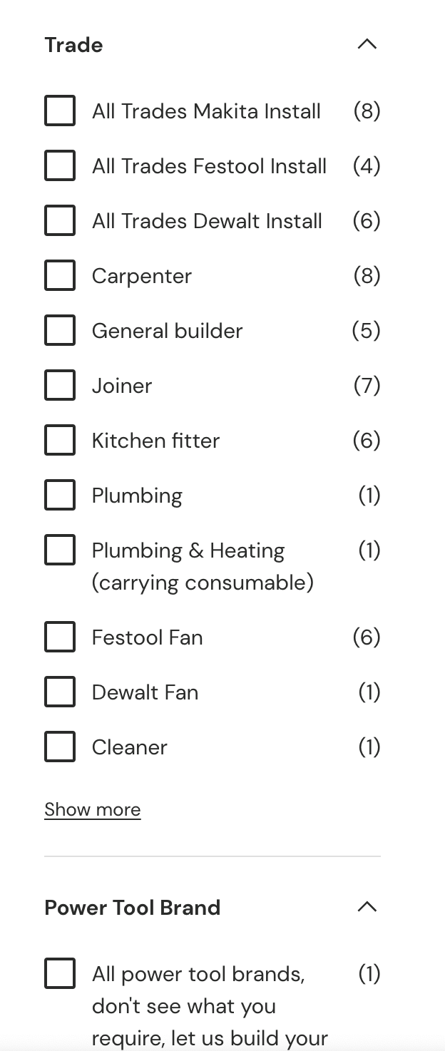 What does the Concept Range offer you?