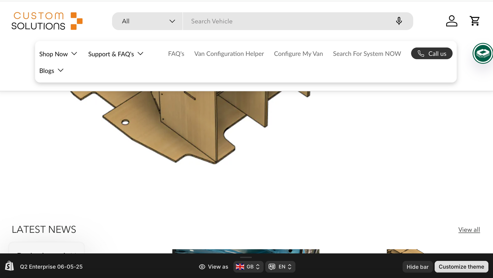 Improved Navigation: Cleaner Browsing with a Smarter Menu
