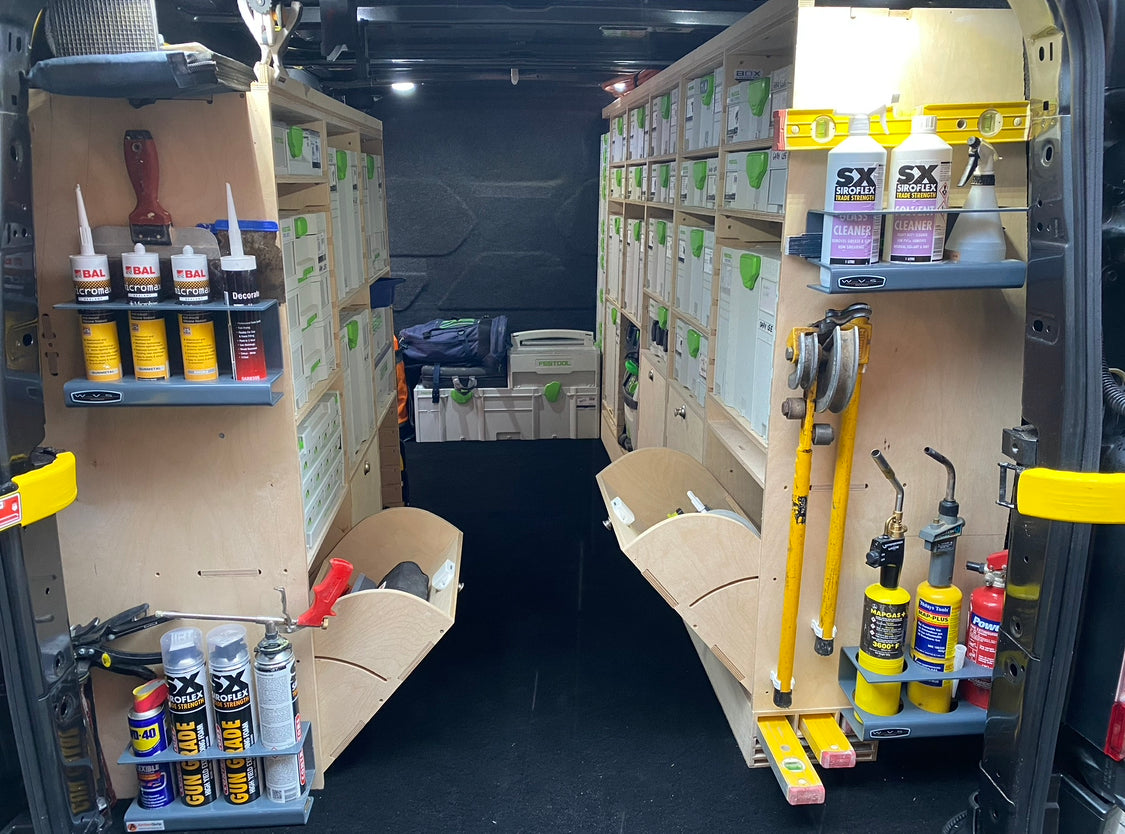 Trades Van Racking Ultimate Wooden Drawer Systems – Custom Solutions UK