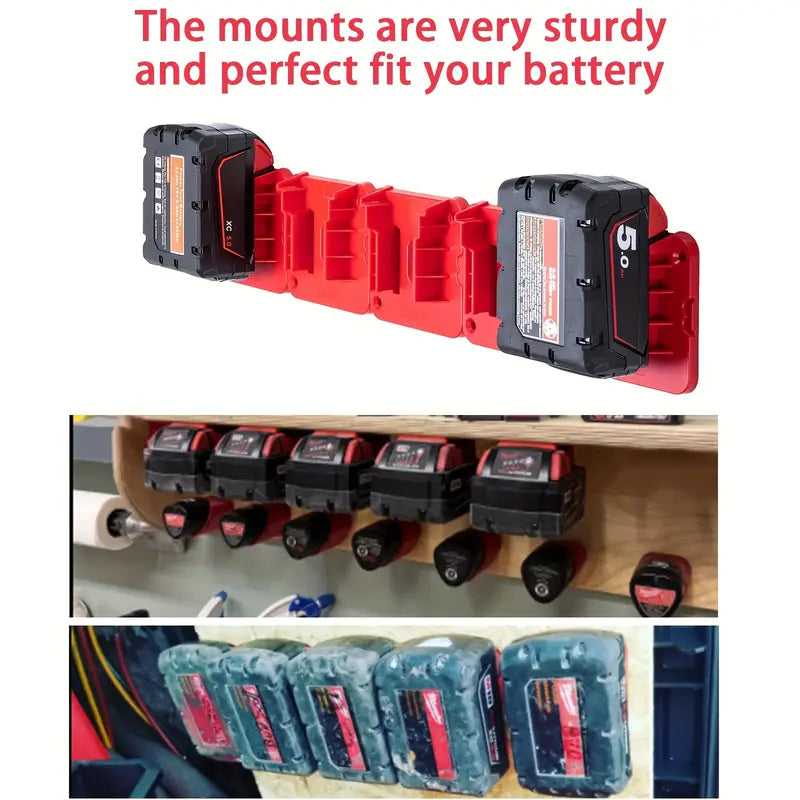 Milwaukee M18 Battery Wall Mount Holder