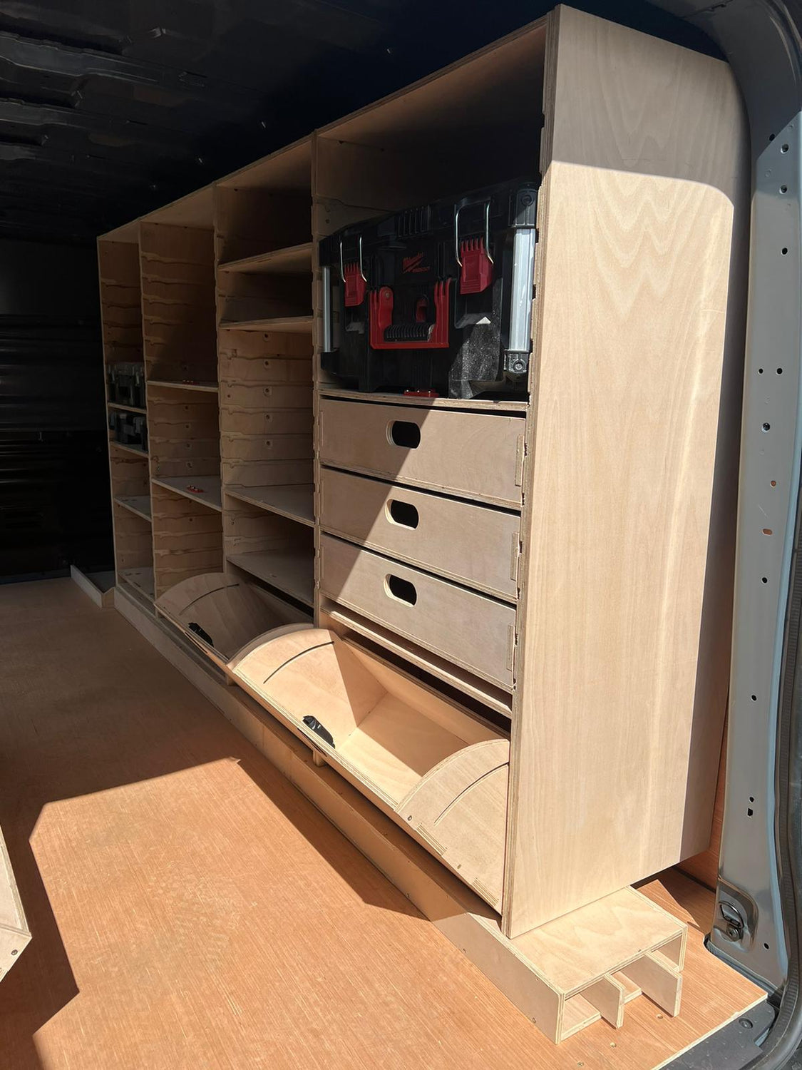 Van Racking System Rails Build Your Perfect Van Racking – Sized for Any Wheelbase, Transit ...