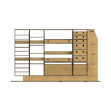 SET-2670-1612(FT) (DRAWERS) (RAILBOX) (END UNIT)