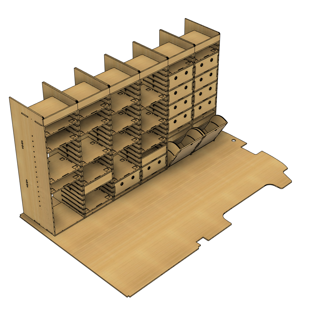Festool Van Racking Wooden with Drawers | Customisable and Durable ...