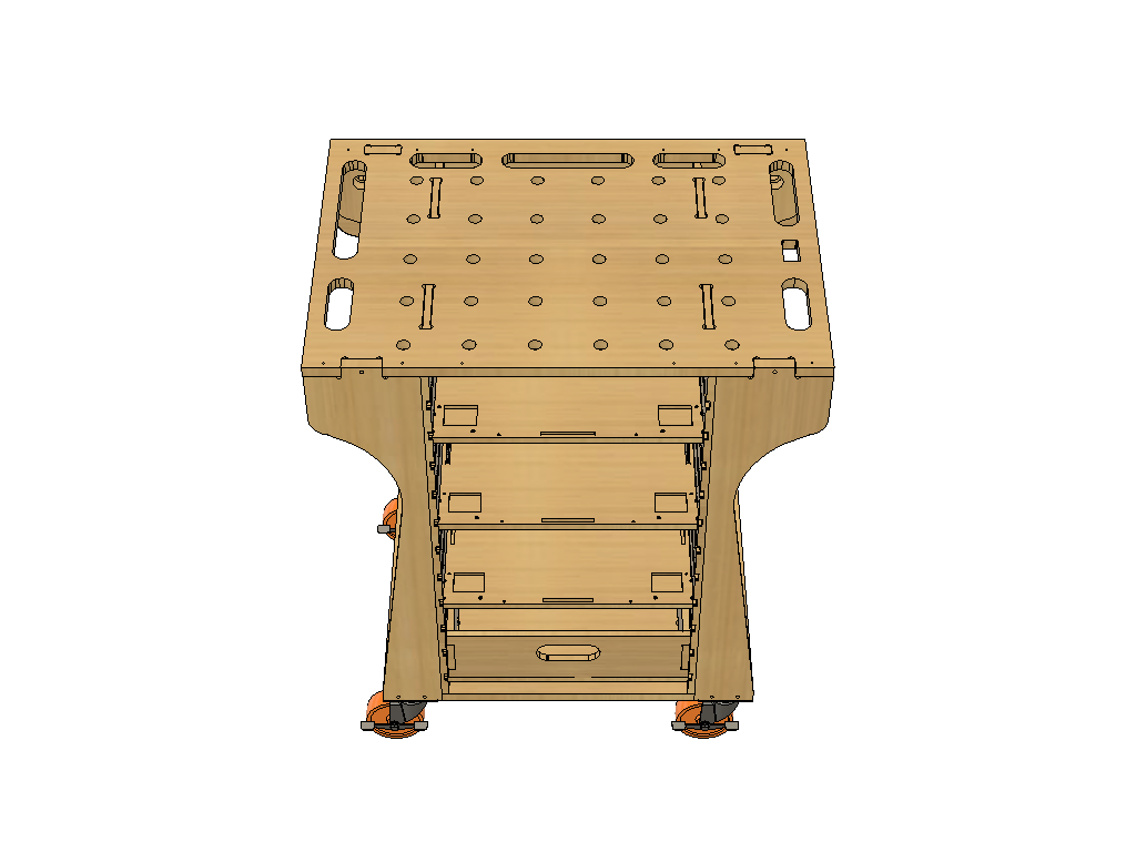 Tool Cart Workstation Mini