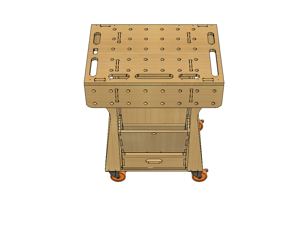 Tool Cart Workstation Mini