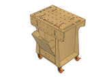 Tool Cart Workstation Mini